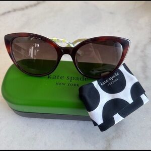 Kate Spade Brown Cat-Eye Sunglasses